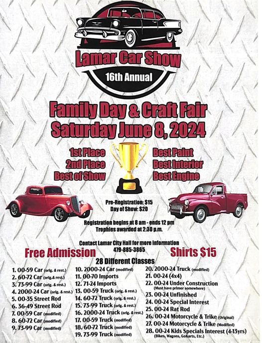 Lamar Arkansas Car Show